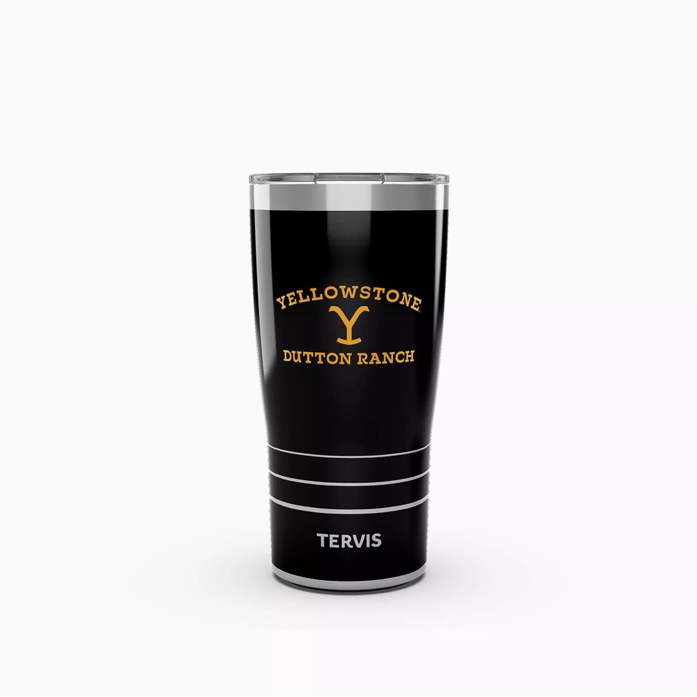 TERVIS /YELLOWSTONE DUTTON RANCH/ Black and Gold Tumbler